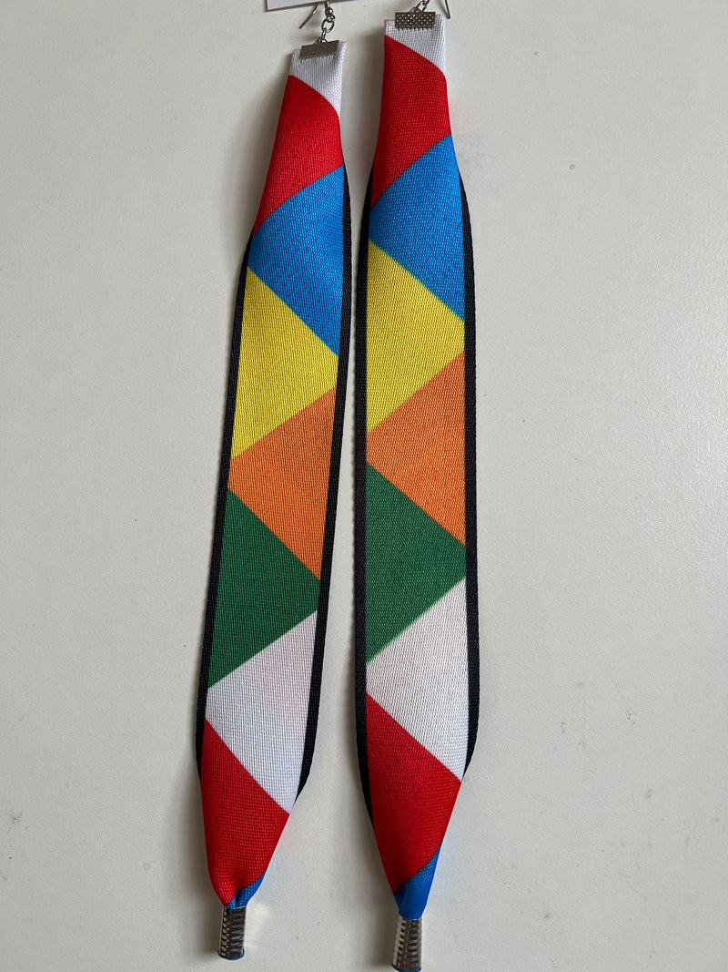 30cm Earrings Multi Colour - hover