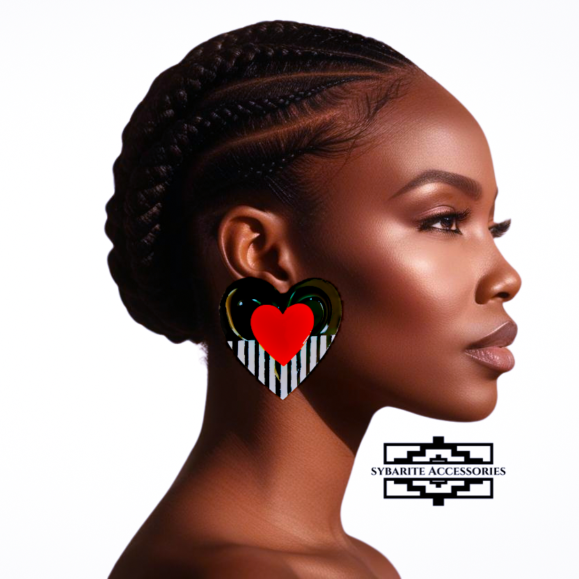 Heart to heart earrings