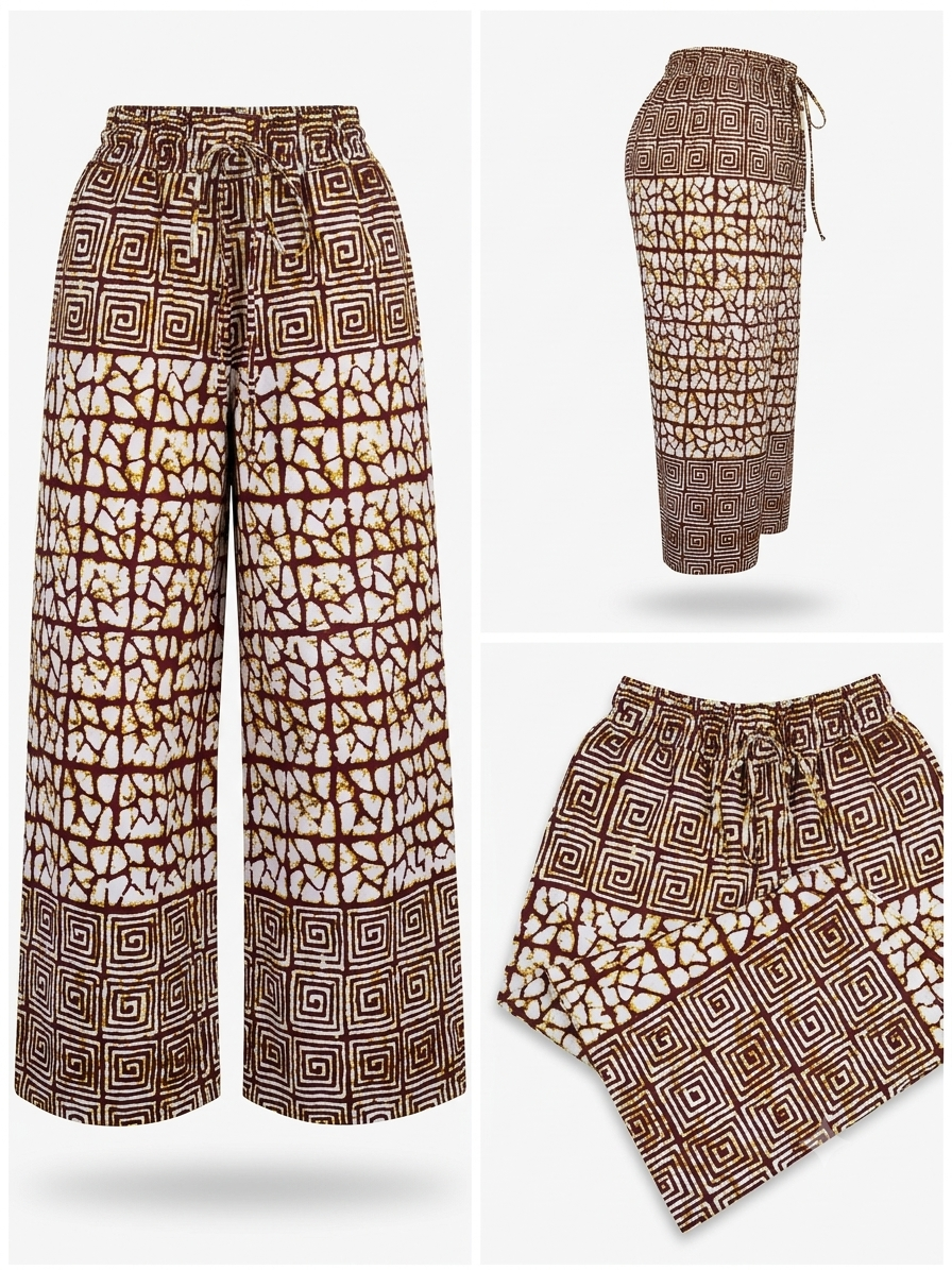 Aura Palazzo Lounge Pants – Sienna Labyrinth