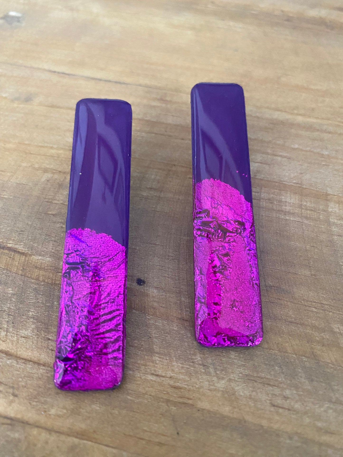 7cmPurple Earrings