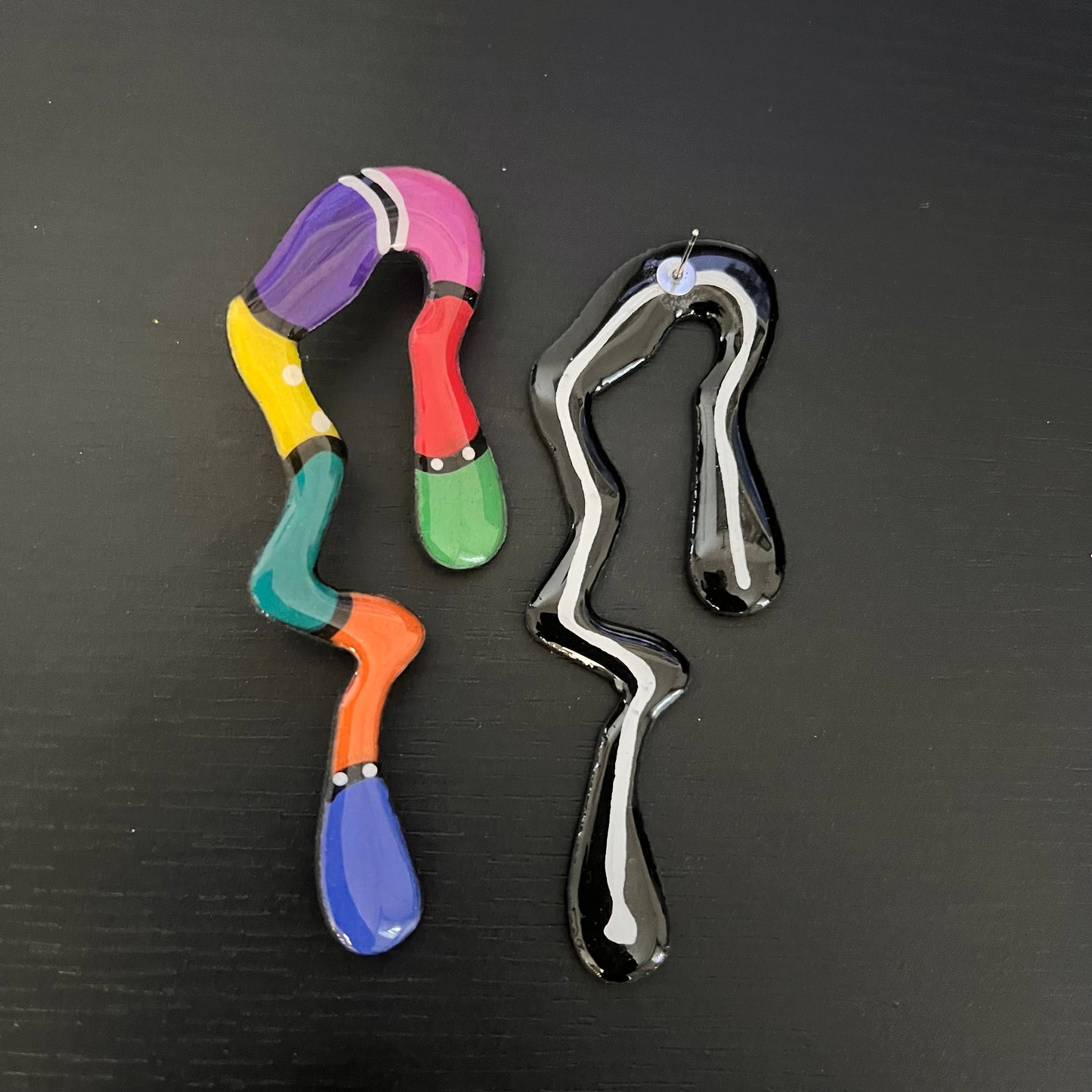 Colourful Wave Earrings