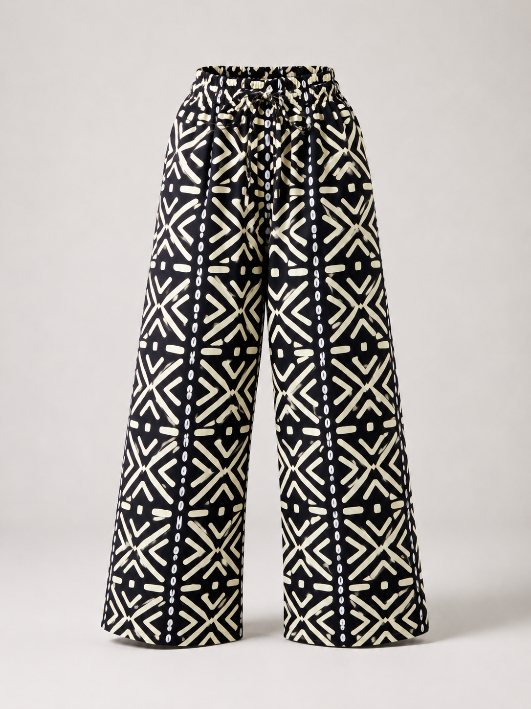 Aura Palazzo Lounge Pants – Obsidian Cross