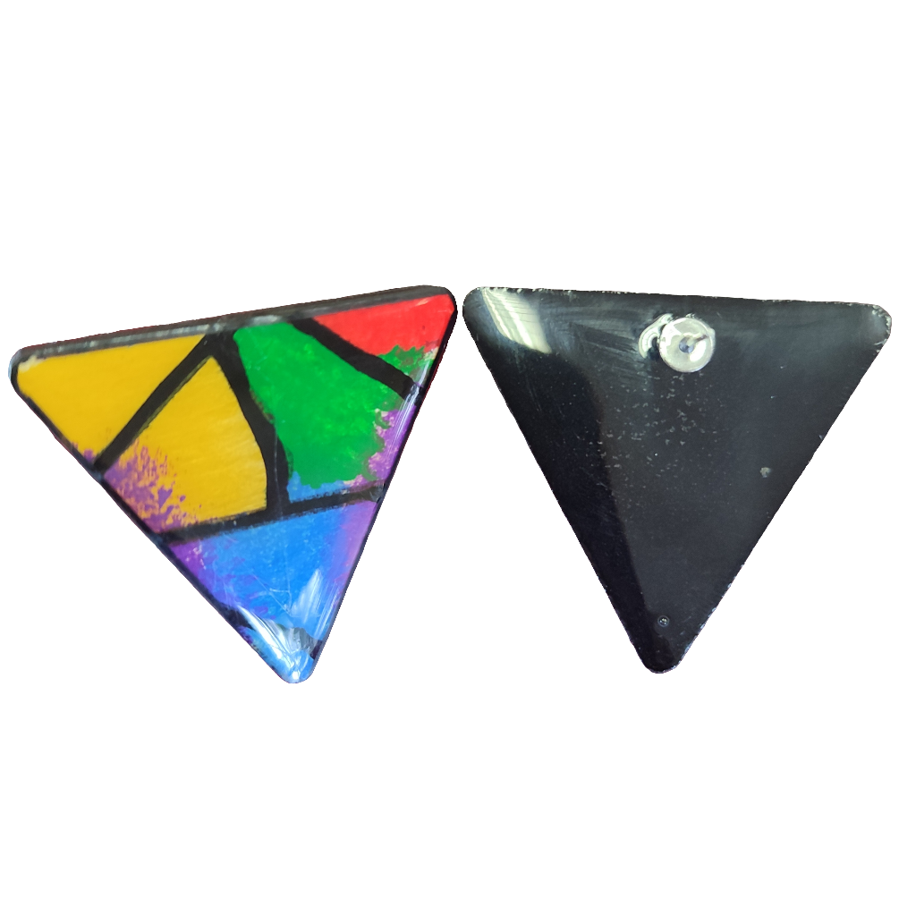 Reagile Triangle Earrings
