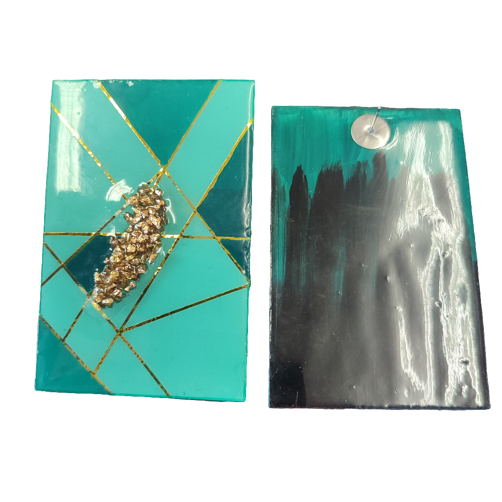 Greenpeace Gold Earrings