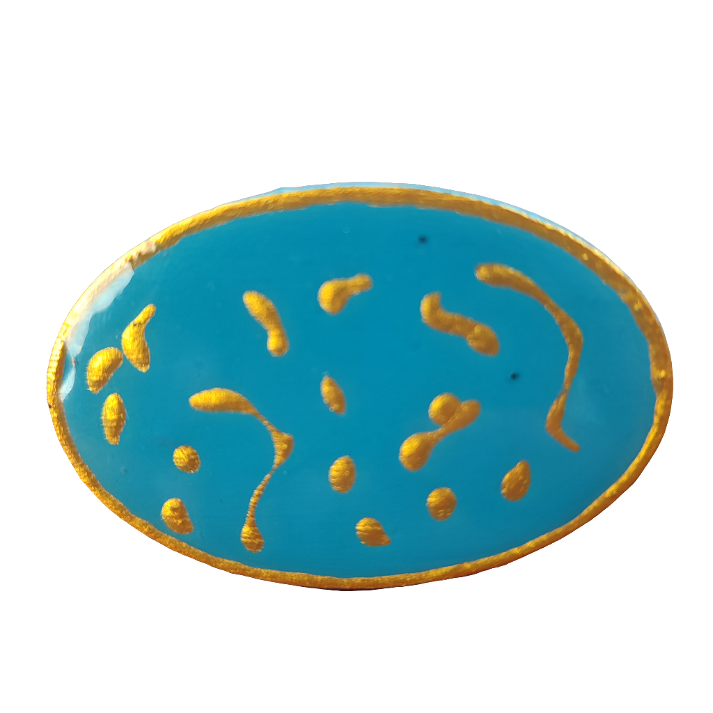 Blue Gold Ring