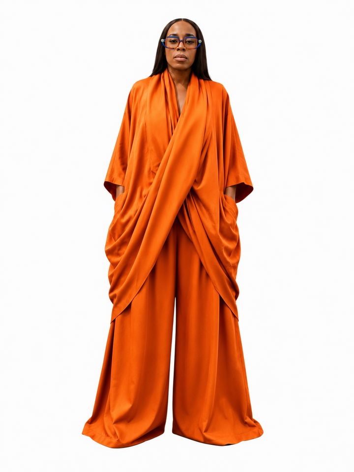 Zuri Drape Co-ord Set - hover