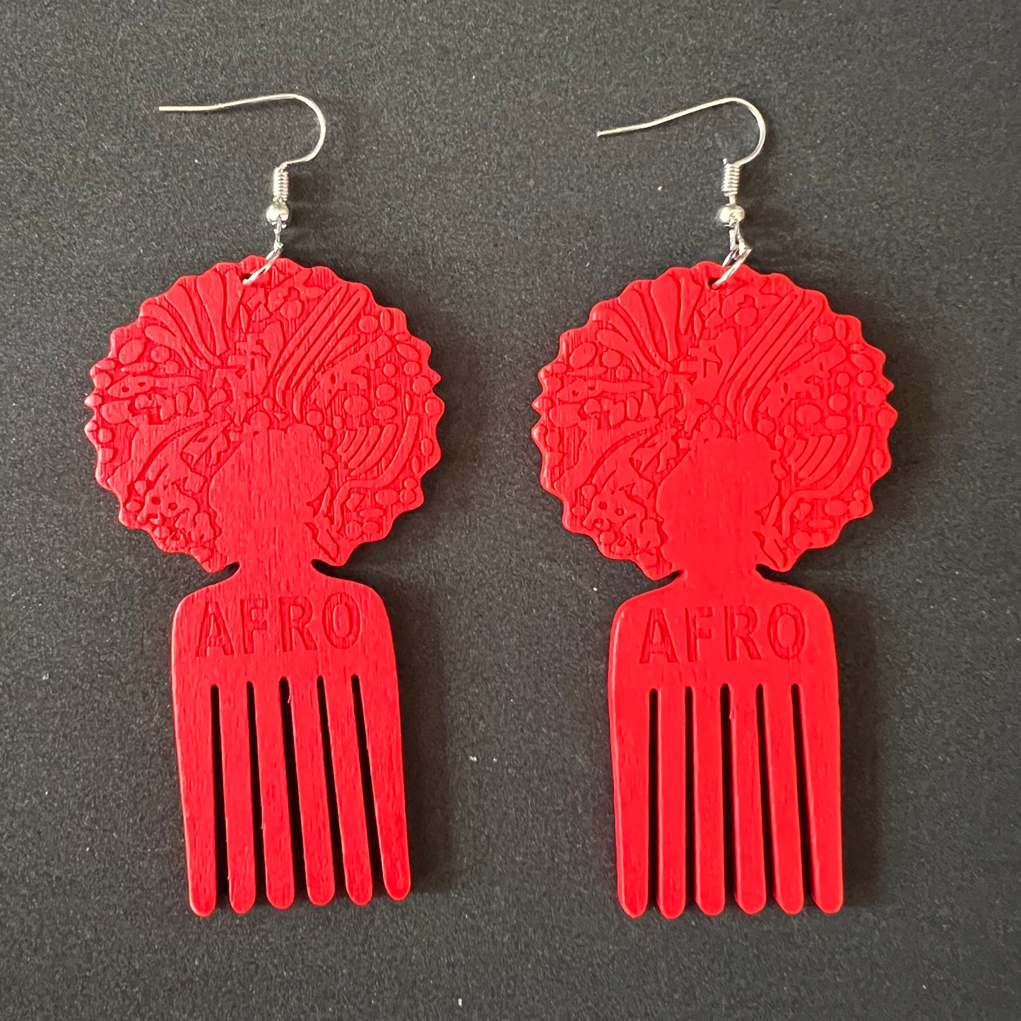 Afro Comb earrings