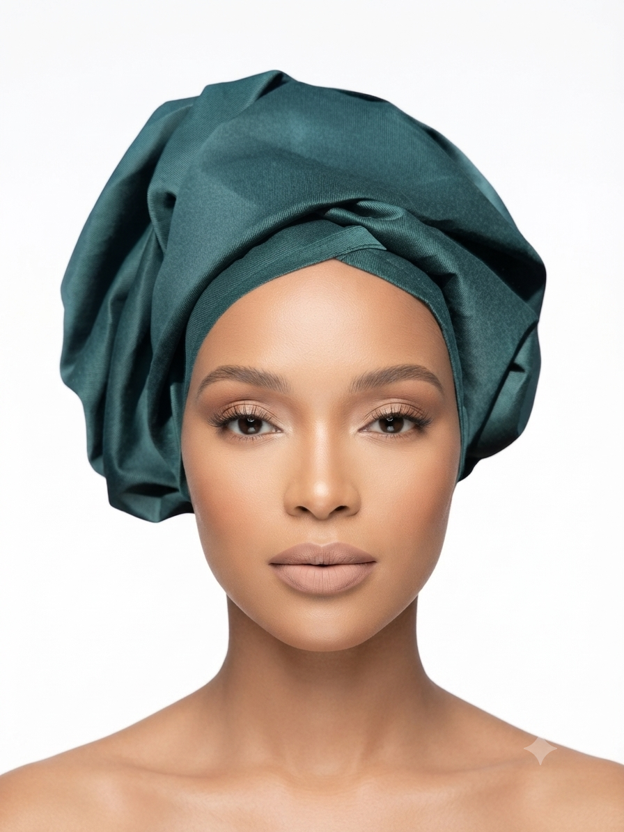 Forest Green Cotton Twill Headwrap