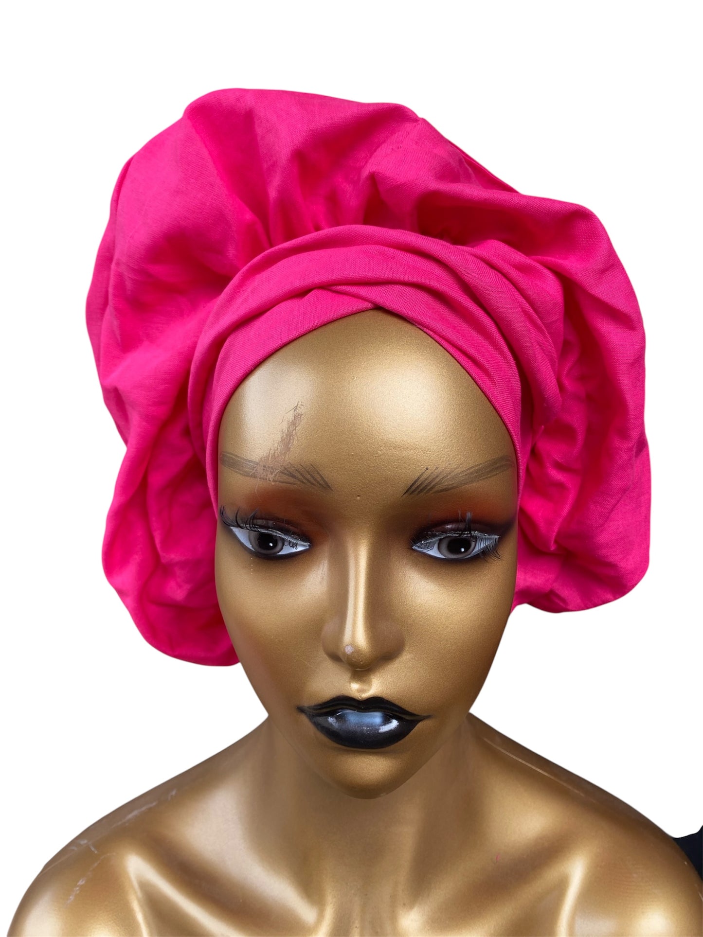 Headwrap Pink Linen