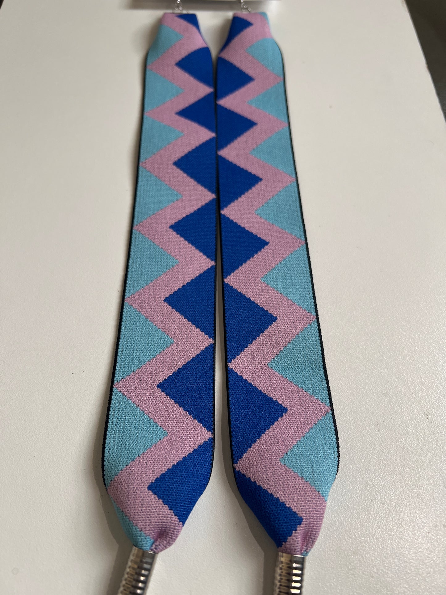 Elastic Statement Drop Earrings – 30cm