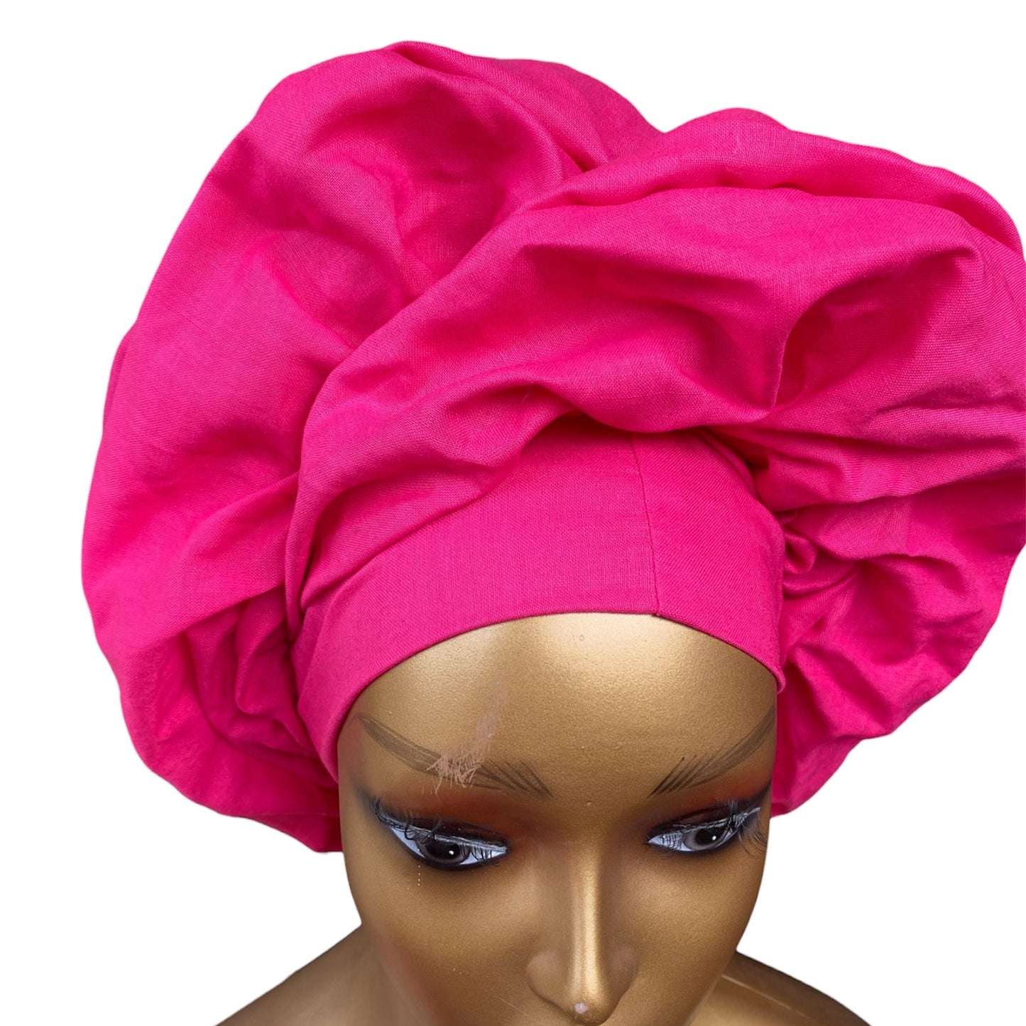 Headwrap Pink Linen