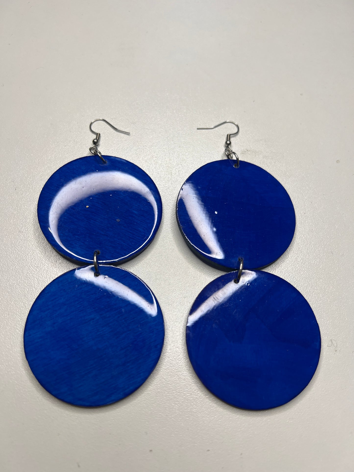 Orange Stacked Earrings