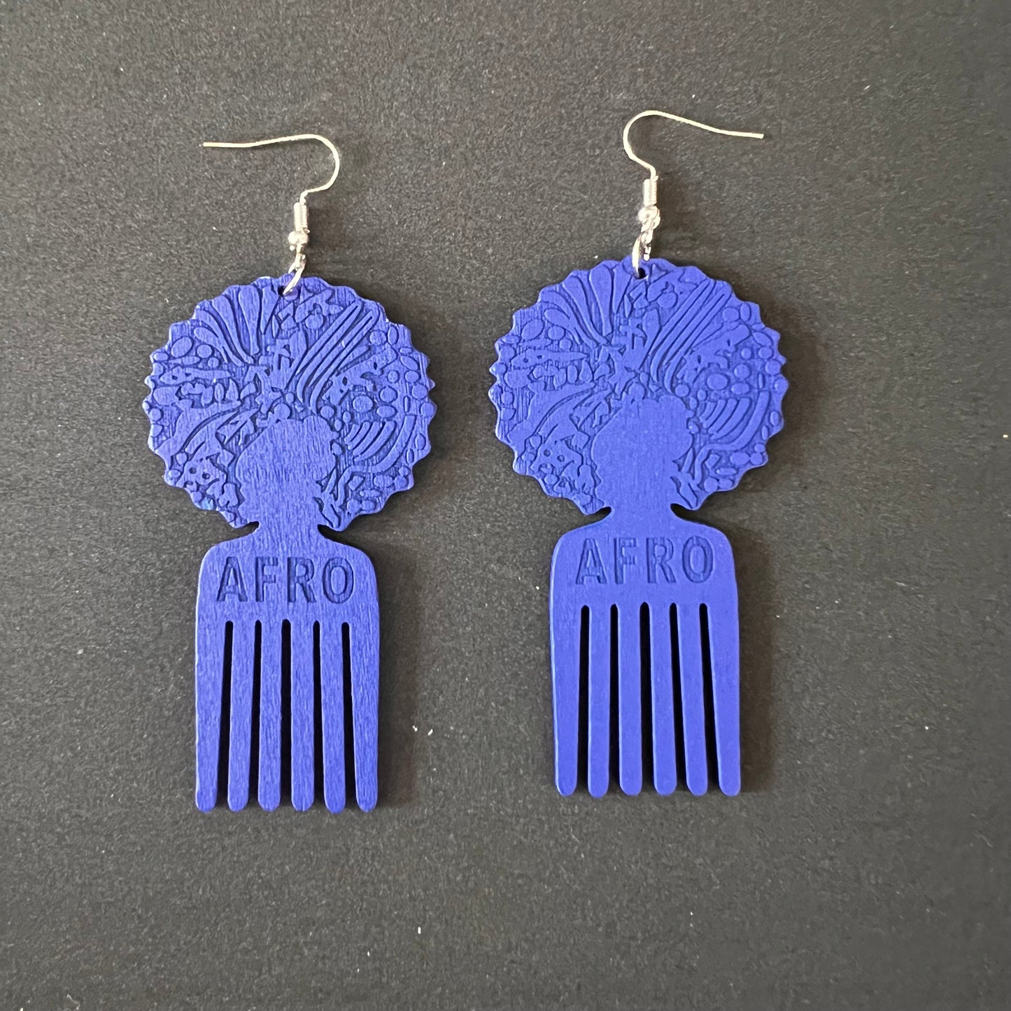 Afro Comb earrings