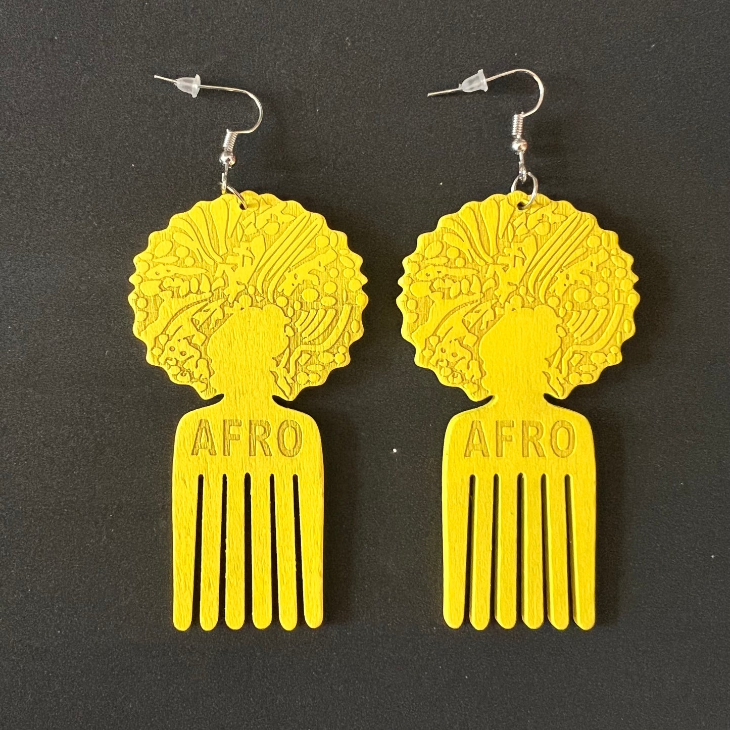 Afro Comb earrings