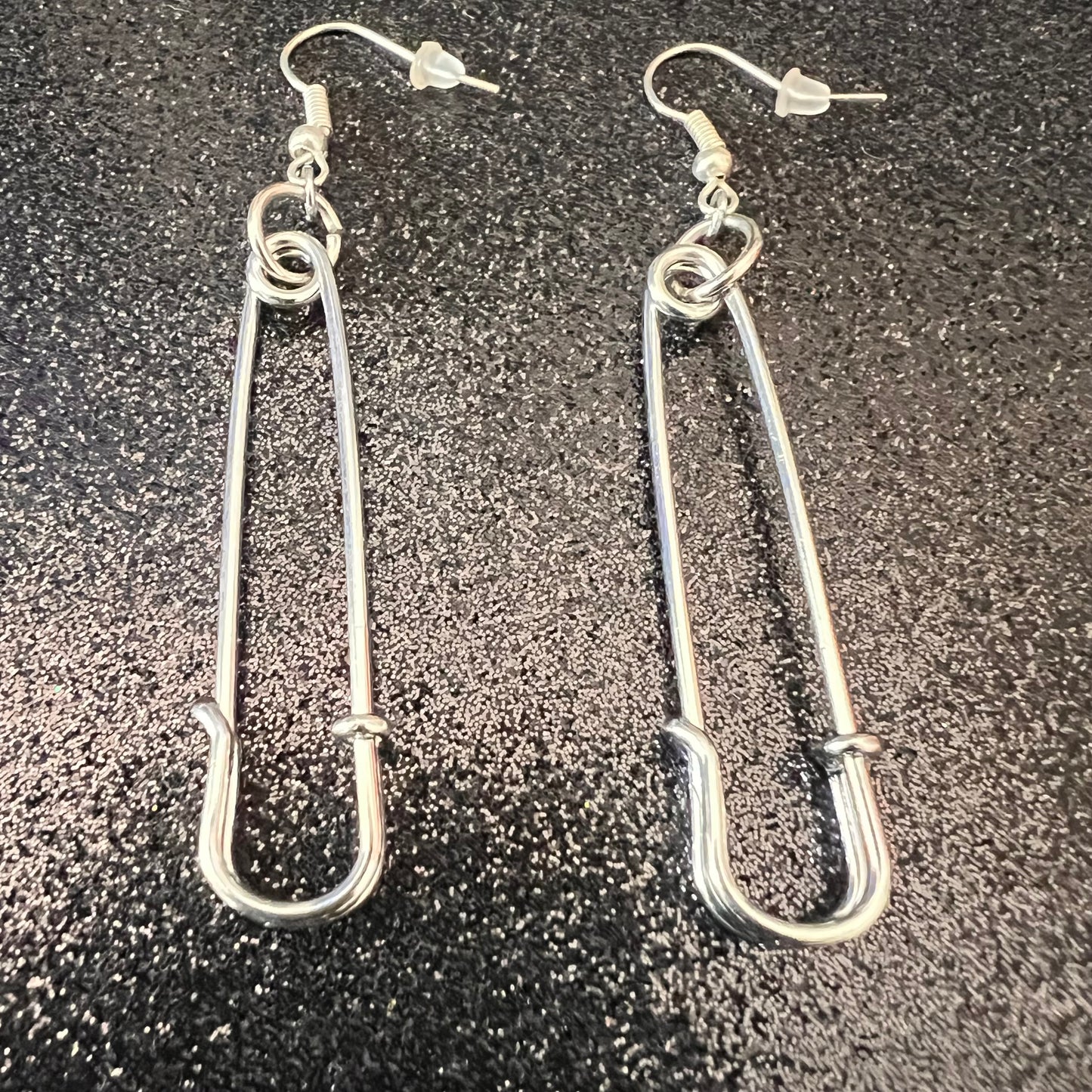 7cm Safety Pin Earrings