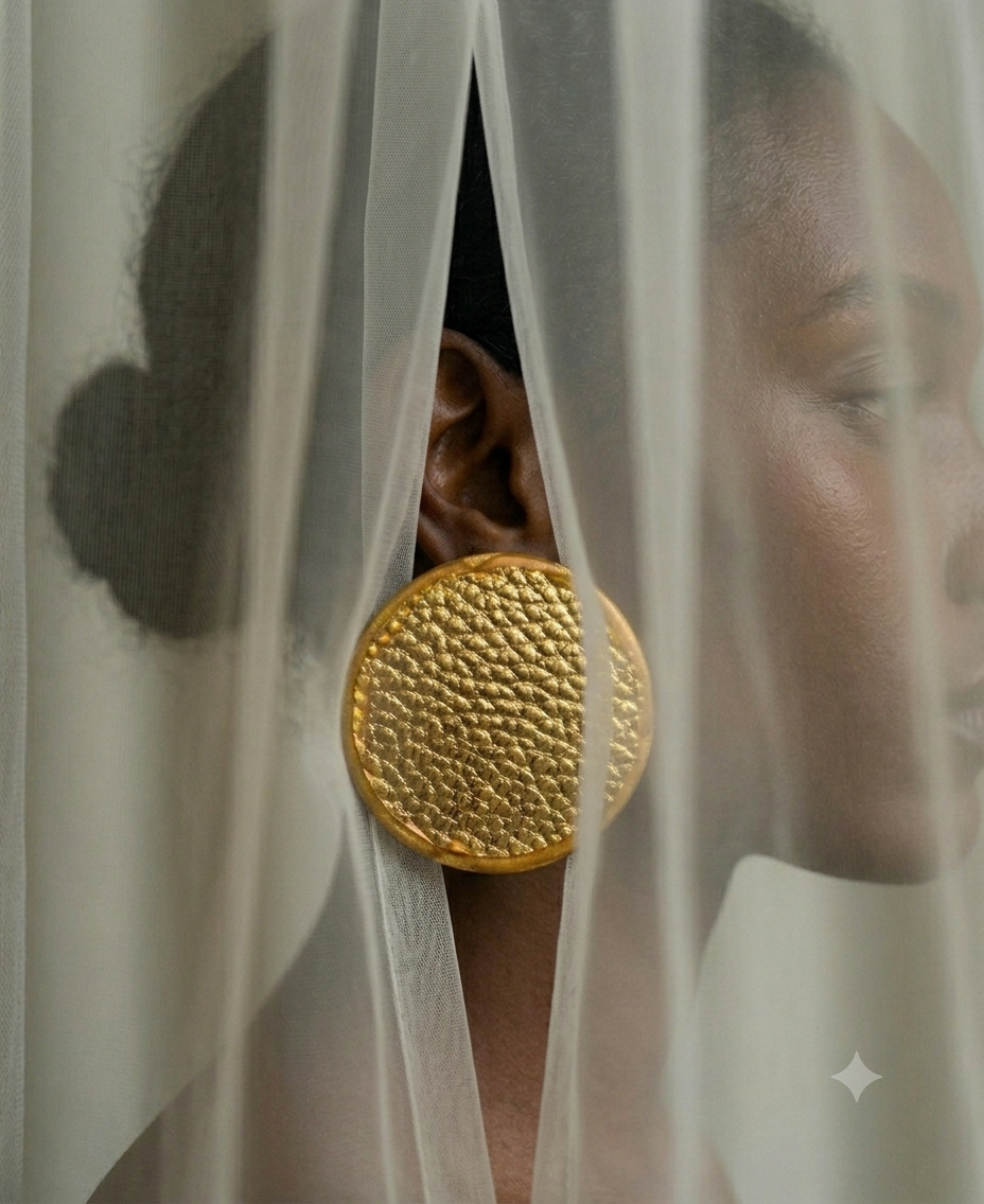 Faux Leather Earrings