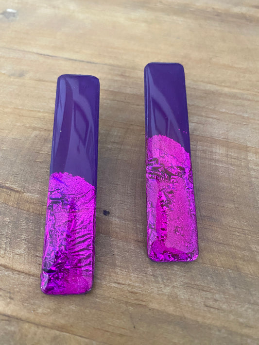 7cmPurple Earrings