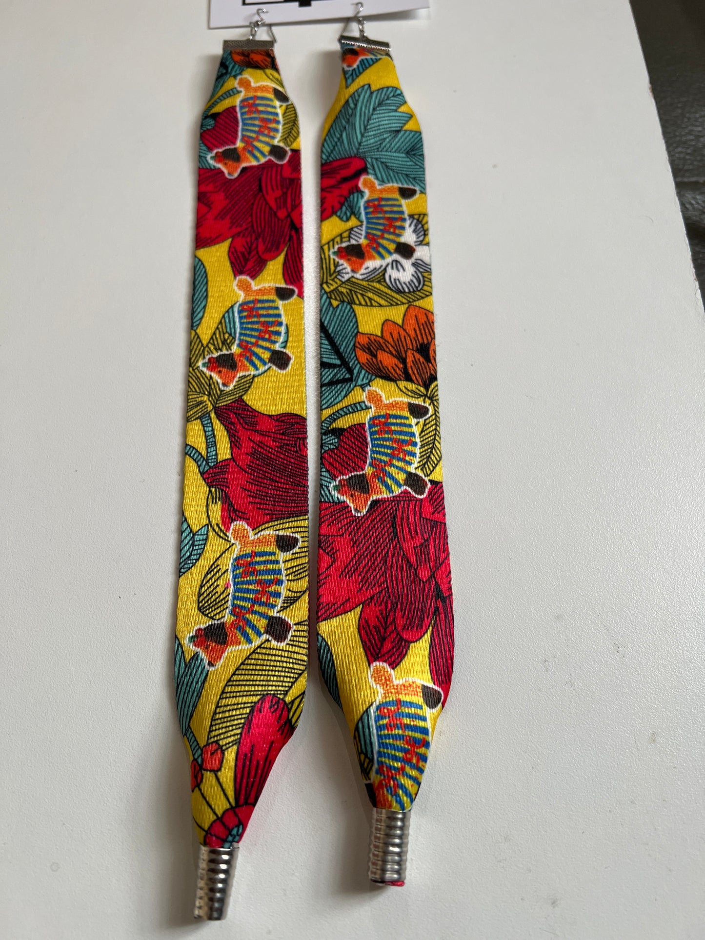 30cm Earrings Yellow