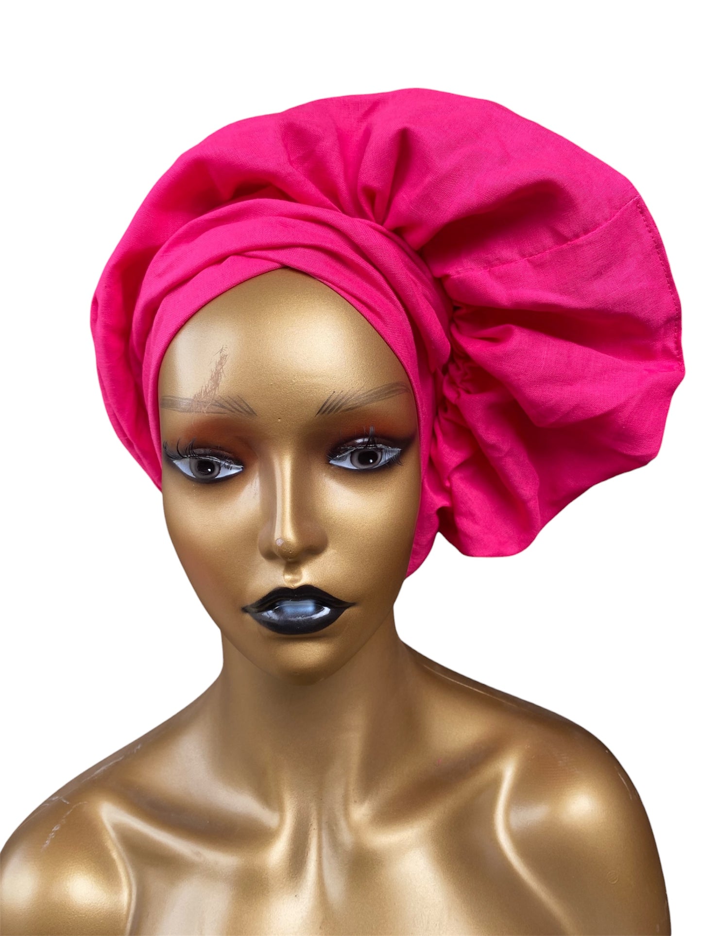 Headwrap Pink Linen