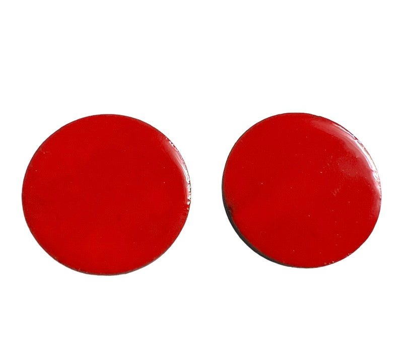 Button Earrings