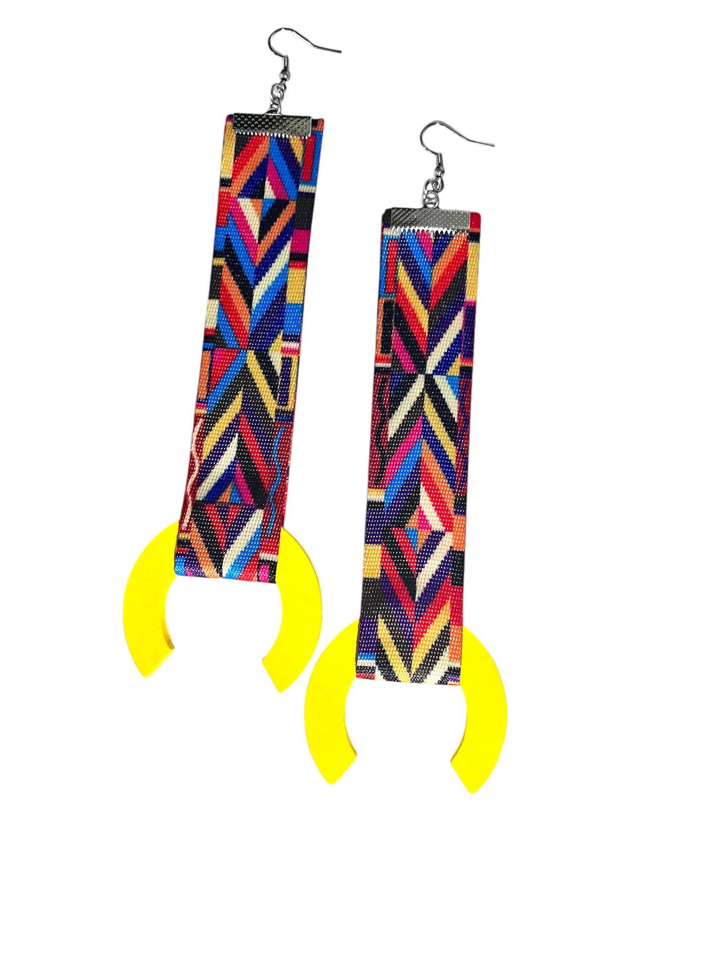 iNqola Yellow Earrings - “Carriage”