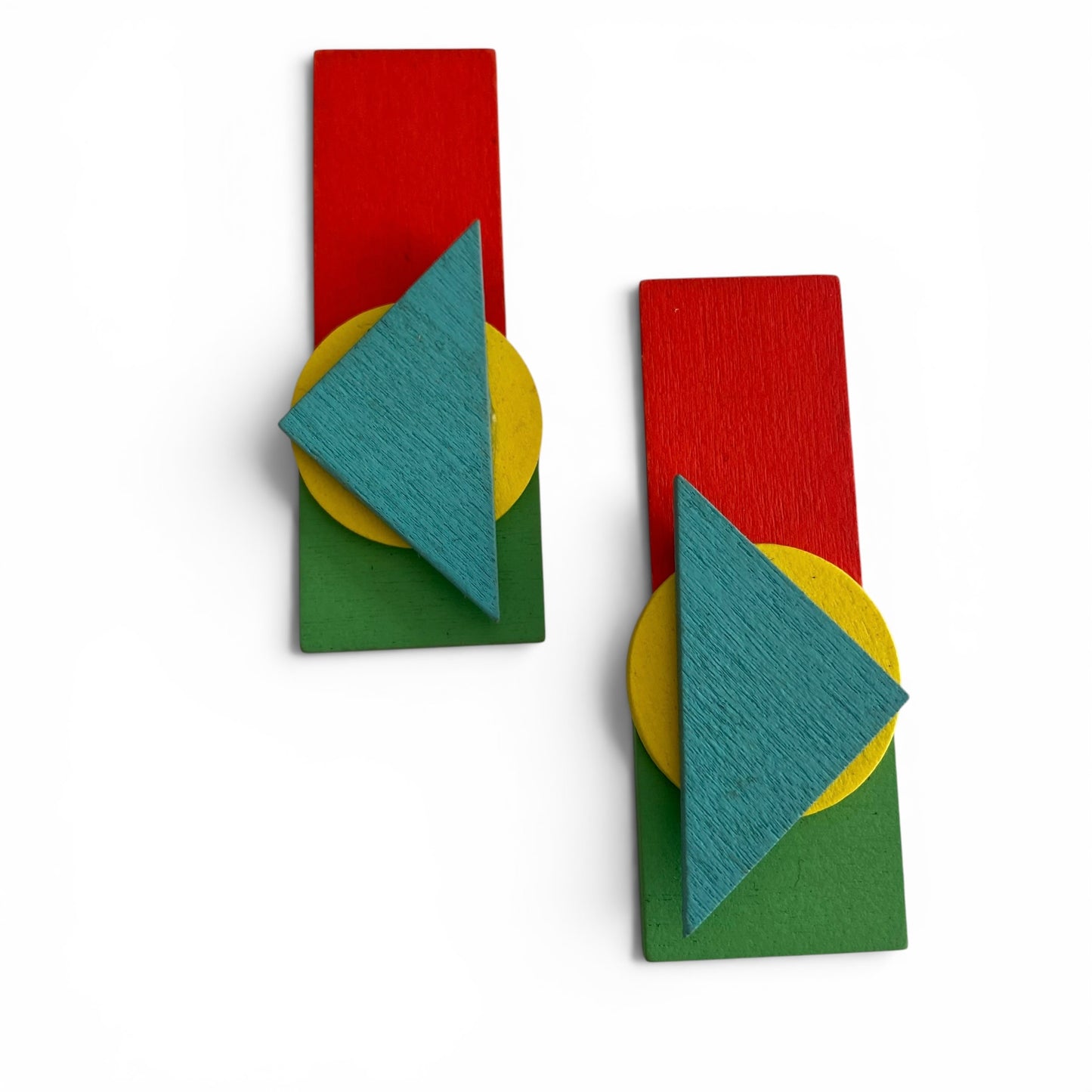 6cm wood earrings handmade – Johannesburg | Sybarite Accessories